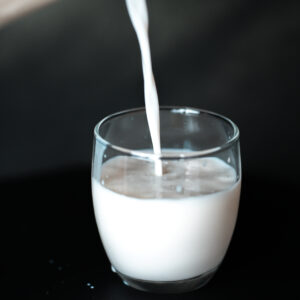 Frische Ziegenmilch