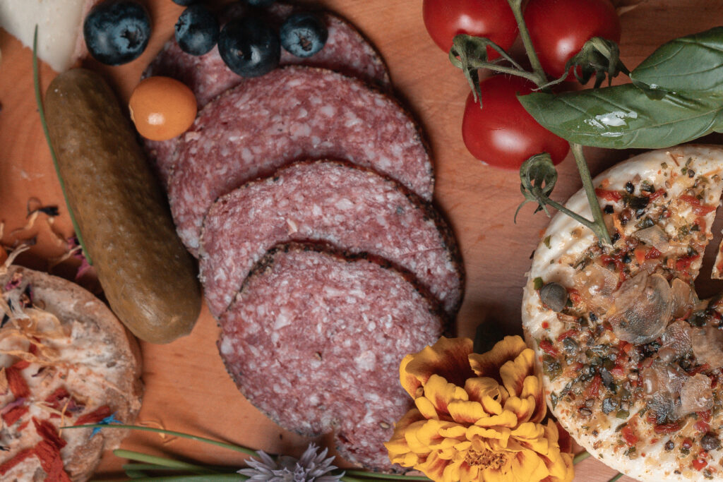 Salami und Pfeffersalami